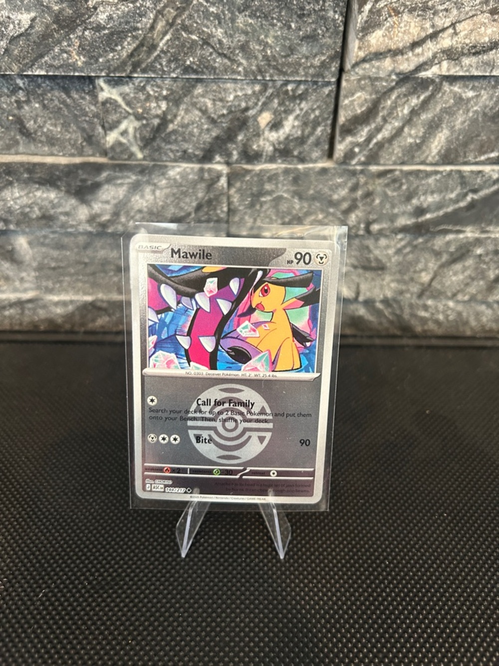 Pokemon Mawile 144/217 Reverse Holo Rare from Ascended Heroes Set M/NM